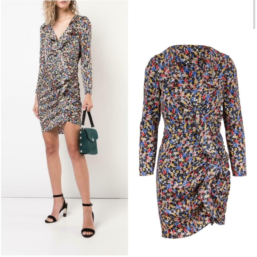 Veronica Beard Minna Silk Dress NWT - Picture 3 of 10